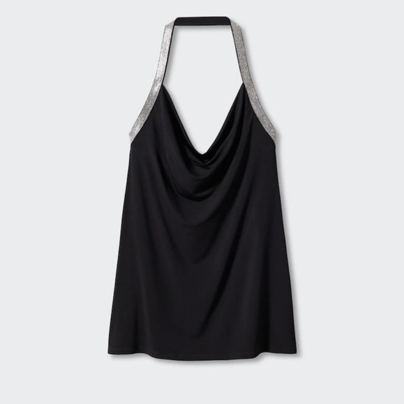 🔥Last 2🔥MANGO Dress with rhinestones trim - Picture 2 of 4